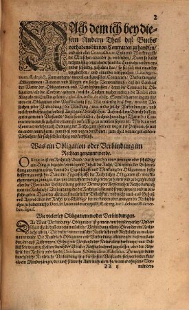 Liberey Keyserlicher, Auch Teutscher Nation Landt vnd Statt Recht, Das ist: Ordentliche vnd gantz nützliche Beschreibung, Erstlichen der gemeinen Keyserlichen Recht, Zum andern, Wie an dem Hochlöblichen Keyserlichen Cammergericht gemeinlichen gevrtheilt, vnd ... obseruiert worden : Nicht allein allen vnd jeden Ständen ... Sondern auch allen Richtern, ... nützlich, 2. Der Contracten, Handthierungen, und was denselbigen anhanget