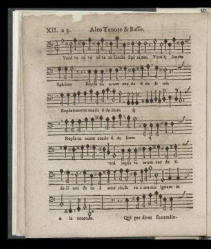 XII. Veni sancte spiritus (a 3. Alto, Tenore & Basso)