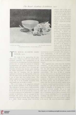 The Royal Academy exhibition, 1911