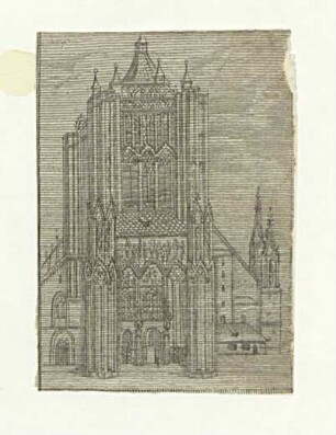 Münster. Westfassade. um 1700