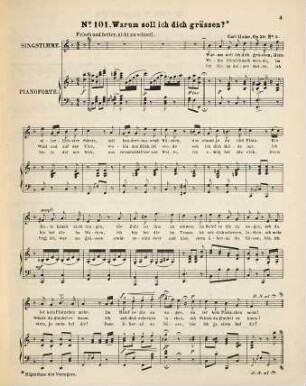 Volkslieder-Album : 209 beliebte u. auserlesene Volkslieder für e. Singst. mit Begl. d. Pianoforte, Heft 8