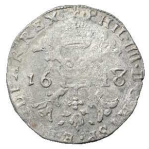 Fundmünze, Patagon, 1648