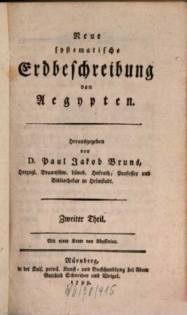 Neue systematische Erdbeschreibung von Afrika : In sechs Theilen, 2