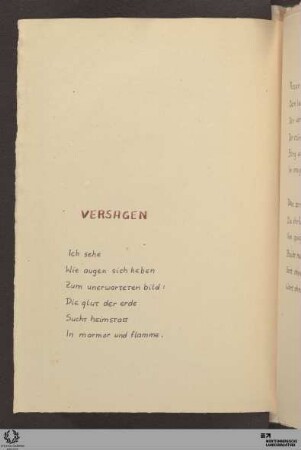 Versagen