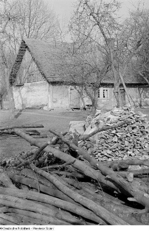 Ansicht eines Gehöfts im Spreewald