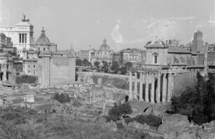 Forum Romanum : Blick über die Ruinen des Forum Romanum