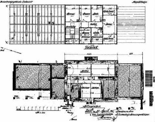 Bad Liebenzell: Empfangsgebäude mit Anbauten Grundrisse UG,DG