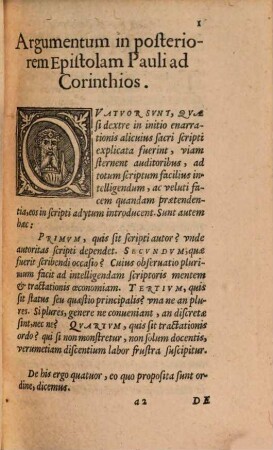 Commentarius In Vtramqve Epistolam Pavli Apostoli Ad Corinthos, 2. Commentarius in posteriorem epistolam Pauli apostoli ad Corinthios