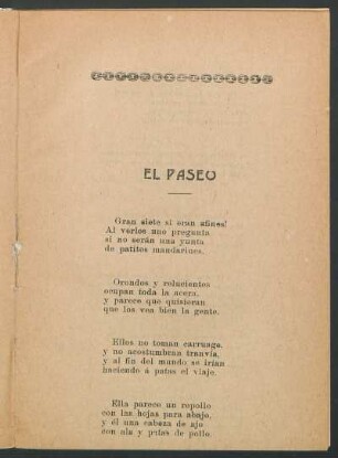 El paseo