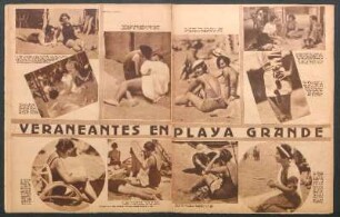 Veraneantes en playa grande [Fotografías]
