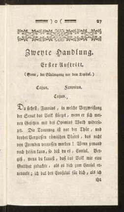 27-53, Zweyte Handlung