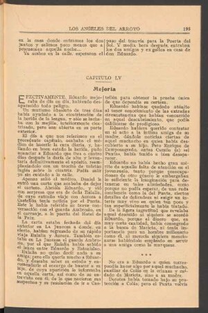 Capítulo LV : Mejoría