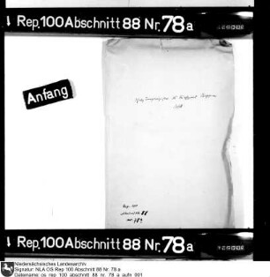 Schatzregister des Kirchspiels Bippen