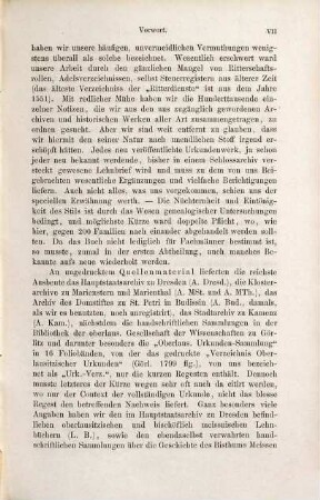 Geschichte des Oberlausitzer Adels und seiner Güter, 1. Vom XIII. bis gegen Ende des XVI. Jahrhunderts