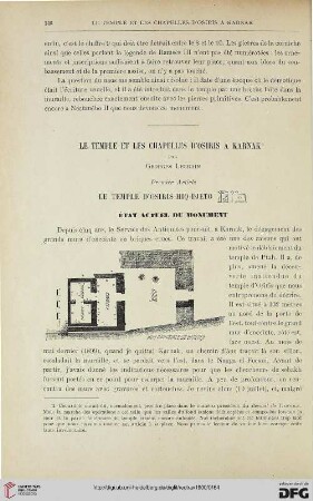 22: Le temple et les chapelles d'Osiris à Karnak, [2]