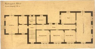 Billing, Hermann; Diedesheim - Neckarelz; Portland - Zementwerke - Verwaltungsgebäude (Grundriss EG)