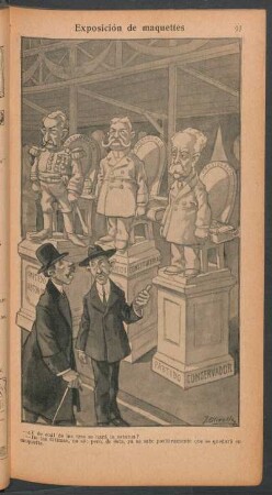 Exposición de maquettes - [Caricatura]