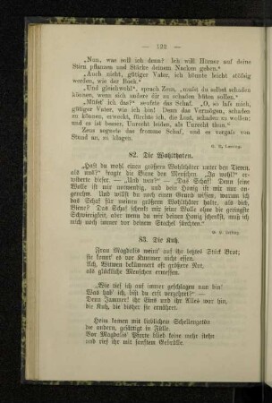 82. Die Wohlthaten.