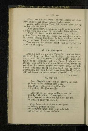 82. Die Wohlthaten.