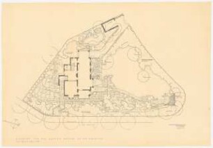Garten Wolfgang Krüger, Berlin-Nikolassee: Lageplan 1:100