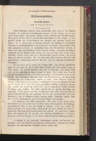 Missionsrundschau. Britisch-Indien