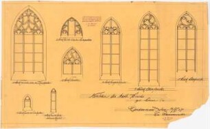 St. Liborius (mit Pfarrhaus), Dortmund-Körne: Maßwerkfenster