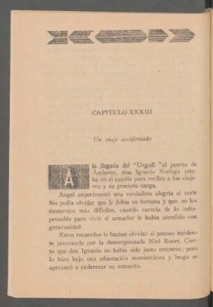 Capítulo XXXIII - Un viaje accidentado