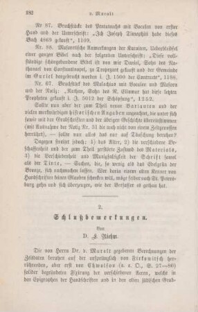 182-192 Schlußbemerkungen