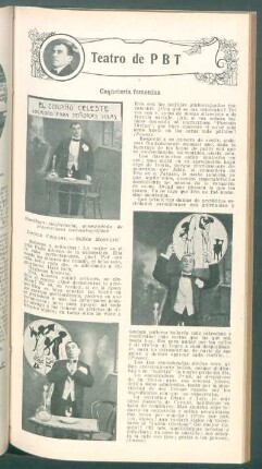 Coquetería femenina : Teatro de PBT