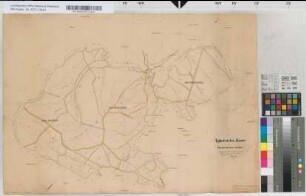 Übersichtskarte des Flamersheimer Walds behufs Übersicht der alten und projektierten Wege. 22. Nov. 1850. Schwamborn, Geometer, Rheinbach