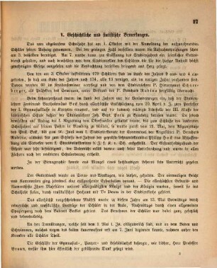 Jahresbericht der Königlich Bayerischen Studienanstalt zu Münnerstadt. 1861/62