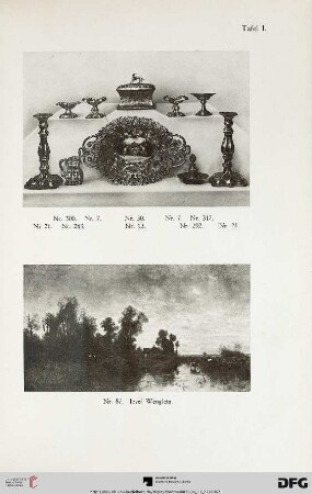 Tafel I-XVIII