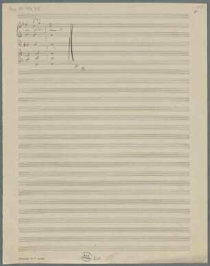 Mörike-Chorliederbuch, Excerpts, Coro, op.19, LüdD p.445 - BSB Mus.N. 119,78 : [without title]