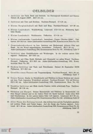 Ölbilder (Nr. 1-32)