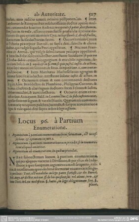 Locus 96. à Partium Eunumeratione