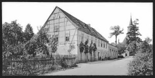 Naustadt. Pfarrhaus, Gasthof, Geschäftshaus Fr. Seifert