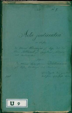 Uhmeier zu Lothe, Potthast zu Hagedorn gegen Witwe Düllmann in Lothe - Herausgabe der großväterlichen Erbschaft