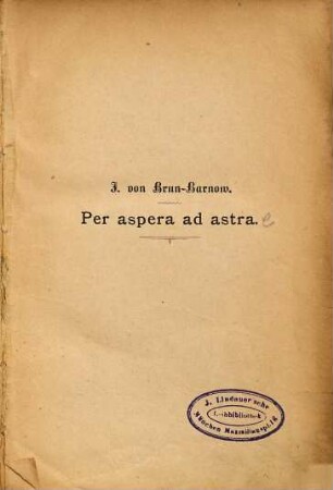 Per aspera ad astra : Roman
