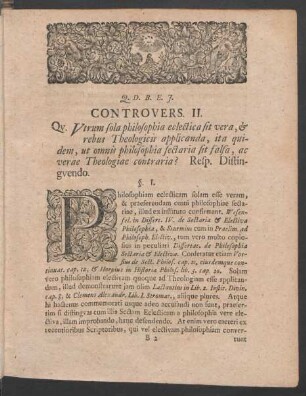 Controvers. II.