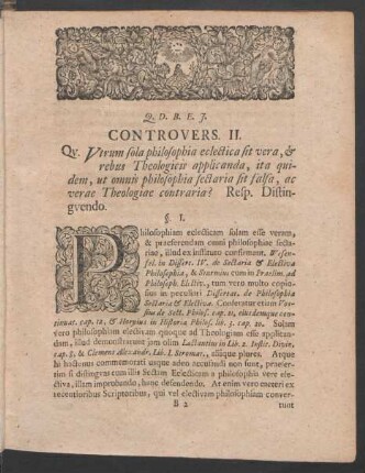 Controvers. II.