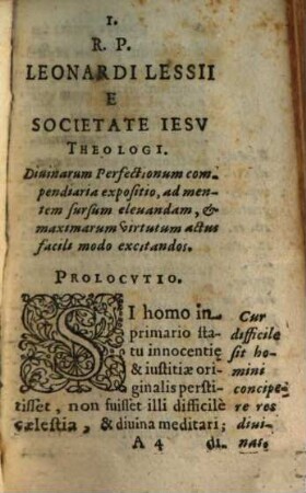 Quinquaginta nomina Dei, sive divinarum perfectionum compendiaria expositio ...
