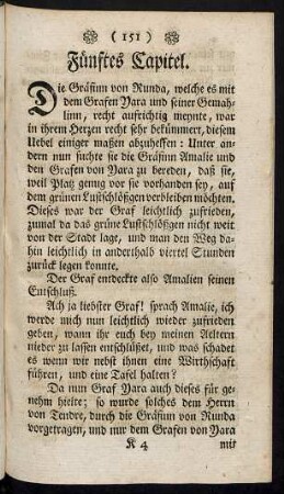 Fünftes Capitel.