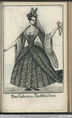 Eine Sultanin oder Türckische Dame