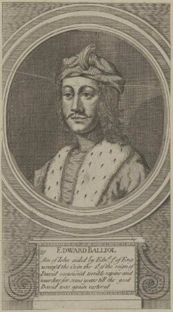 Bildnis des Edward Balliol, König von Schottland