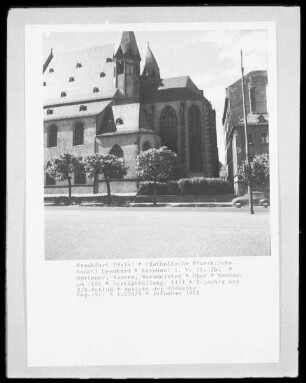 Katholische Pfarrkirche Sankt Leonhard — Chor