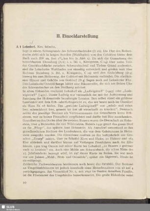 II. Einzeldarstellung