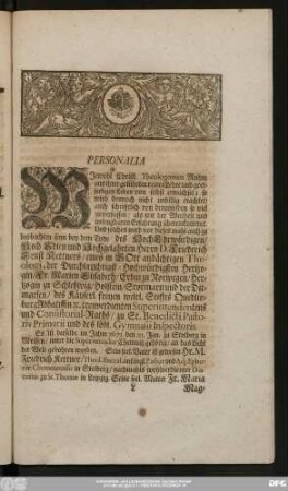 Personalia