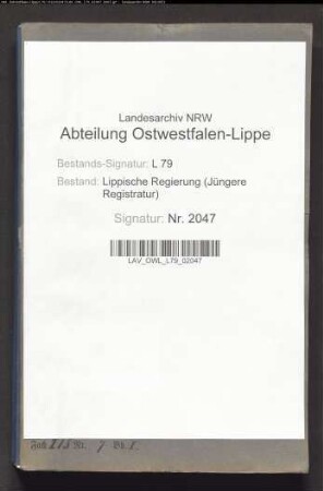 Amtsanwaltschaft Oerlinghausen