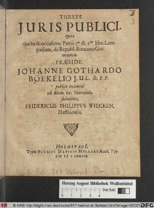 Theses Iuris Publici