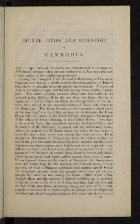 Ruined cities and buildings of Cambodia.